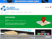 Tablet Screenshot of flashreparation-lyon.com